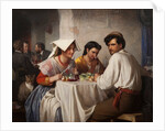 In a Roman Osteria, 1866 by Carl Bloch