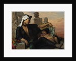 An Egyptian Fellah Woman with her Baby, 1872. by Elisabeth Maria Anna Jerichau-Baumann