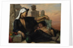 An Egyptian Fellah Woman with her Baby, 1872. by Elisabeth Maria Anna Jerichau-Baumann