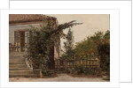 The Garden Steps Leading to the Artist’s Studio at Blegdammen outside Copenhagen, 1845 by Christen Schjellerup Kobke
