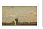 View from a Window in Toldbodvej Looking towards the Citadel in Copenhagen, c. 1833 by Christen Schjellerup Kobke