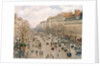 Boulevard Montmartre, Afternoon Sun, 1897 by Camille Pissarro