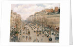 Boulevard Montmartre, Afternoon Sun, 1897 by Camille Pissarro