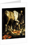 The Conversion of St. Paul, 1601 by Michelangelo Merisi da Caravaggio