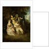 The Italian Serenade by Jean Antoine Watteau