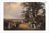 Review in Ladugardsgarde Fields During Tsar Nicholas' Visit in 1838 by Baron Karl-Stefan Bennet