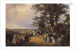 Review in Ladugardsgarde Fields During Tsar Nicholas' Visit in 1838 by Baron Karl-Stefan Bennet