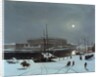 View of the Royal Palace of Stockholm in Winter by Baron Karl-Stefan Bennet