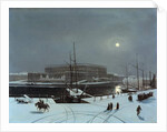 View of the Royal Palace of Stockholm in Winter by Baron Karl-Stefan Bennet