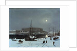 View of the Royal Palace of Stockholm in Winter by Baron Karl-Stefan Bennet