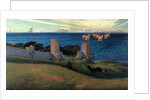 Vision. Scene from Visby, Gotland, 1894 by Sven Richard Bergh