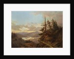 Norwegian Landscape in the Light of the Early Morning, 1863 by Carl XV or Karl Ludvig Eugene
