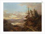 Norwegian Landscape in the Light of the Early Morning, 1863 by Carl XV or Karl Ludvig Eugene