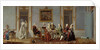 Gustavian Style Interior with Card-Players by Pehr Hillestrom