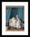 Lady Getting Out of Bed, 1776 by Niclas II Lafrensen
