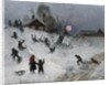 Sledging, 1882 by Bruno Andreas Liljefors