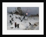 Sledging, 1882 by Bruno Andreas Liljefors