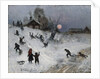 Sledging, 1882 by Bruno Andreas Liljefors