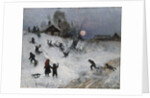 Sledging, 1882 by Bruno Andreas Liljefors