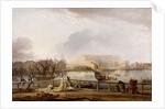 View of Stockholm Palace from Blasieholmen by Elias Martin