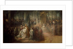 The Coronation of King Gustav III of Sweden by Carl Gustaf Pilo