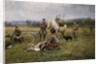 Lapps Collecting Shot Reindeer, 1892 by Johan Tiren
