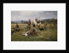 Lapps Collecting Shot Reindeer, 1892 by Johan Tiren
