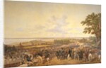 King Carl XIV Johan of Sweden Visiting the Canal Locks at Berg in 1819, 1856 by Alexander Wetterling