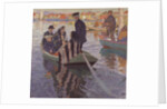 Church Goers in a Boat, 1909 by Carl Wilhelm Wilhelmson