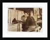Boy making baskets for melons at Evansville, Indiana, 1908 by Lewis Wickes Hine