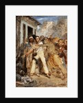 Study for a Battle Scene: A man being arrested, c.1830 by Henry Scheffer