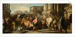 Theseus Taming the Bull of Marathon, c.1730 by Carle van Loo