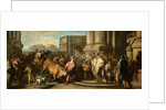 Theseus Taming the Bull of Marathon, c.1730 by Carle van Loo