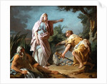 Aethra Showing her Son Theseus the Place Where his Father had Hidden his Arms, 1768 by Nicolas Guy Brenet