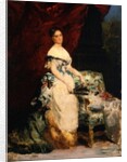 Portrait of Princess Brancaccio-Massimo, 1860-70 by Edouard Louis Dubufe