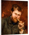 Man Smoking a Pipe, c.1875 by Jean Alexandre Joseph Falguiere