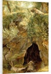The Cave, 1828-30 by Pierre Etienne Theodore Rousseau