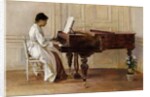 At the Piano, 1887 by Theodore Robinson