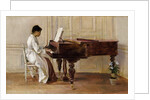 At the Piano, 1887 by Theodore Robinson