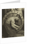 Mechanic and Steam Pump, 1921 by Lewis Wickes Hine