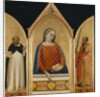 The Virgin Mary with Saints Thomas Aquinas and Paul, c.1335 by Bernardo Daddi
