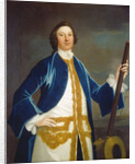 Unidentified British naval officer, c.1745 by John Wollaston