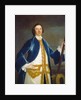 Unidentified British naval officer, c.1745 by John Wollaston