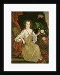 Young woman with a butterfly, c.1710 by American School