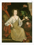 Young woman with a butterfly, c.1710 by American School