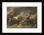 The Battle of La Hogue, c.1778 by Benjamin West