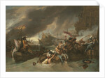 The Battle of La Hogue, c.1778 by Benjamin West