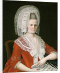 Lady Wearing a Large White Cap, c.1780 by American School