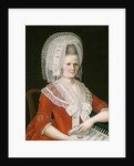 Lady Wearing a Large White Cap, c.1780 by American School
