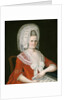 Lady Wearing a Large White Cap, c.1780 by American School